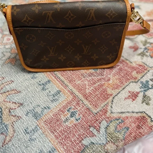 Brown Monogram Shoulder Bag - Picture 3 of 5